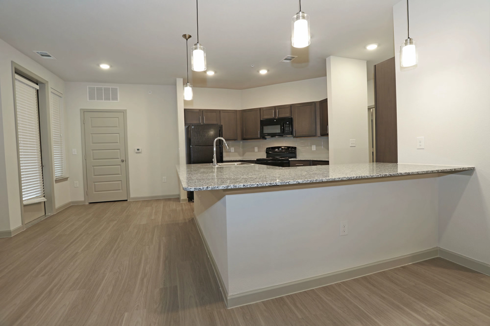 Spacious kitchen and living area at Westmoreland Station